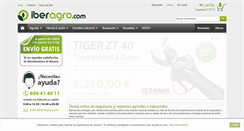 Desktop Screenshot of iberagro.com