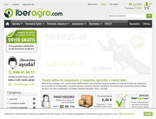 Tablet Screenshot of iberagro.com